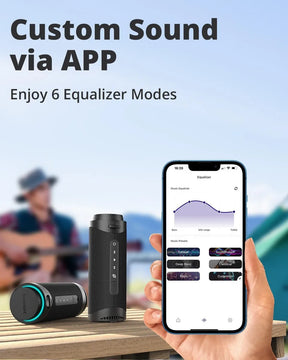 Tronsmart Altavoces Bluetooth Portátiles T7 Con Sonido Envol Color Negro T7