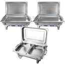 Set 3 Samovar Industrial Acero Inoxidable 8 Lt 2 Quemadores