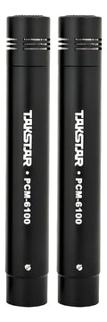 Kit de micrófono con batería Takstar Dmsd7 con funda superior, color negro