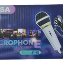 Micrófono Dinamico Karaoke Alámbrico Conexion Audio Parlante Diseño 1