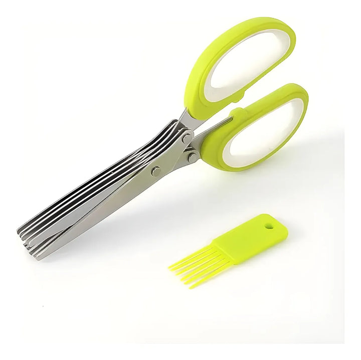 Tijeras Picar Verduras,lechuga Vegetales Cilantro, Apio, Etc Verde