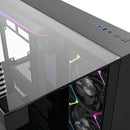 Gabinete Xyz Tesseract X Argb 7 Fans Controller 2d Glass Dual Chamber Usb C