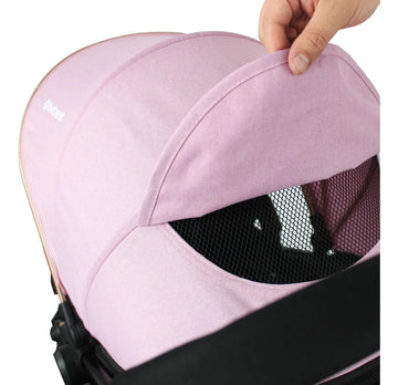 Coche Bebé Moises Travel System Gold Lx Bebesit Color Rosa claro