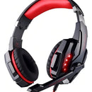 Fone de ouvido over-ear sem fio Kotion Gamer G2000 negro e rojo
