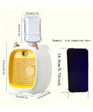 Humidificador Difusor Mini Ventilador Recargable Usb De Mesa - Disponible