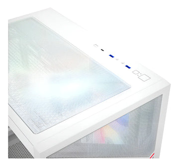 Chasis Gamer Xyz Qubex White | Argb | Atx | 4 Fans | Type C