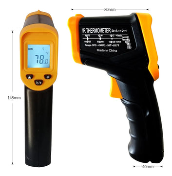 Pistola Termometro Laser Infrarojo Digital Con Pantalla