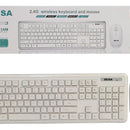 Combo Teclado Y Mouse Inalambrico 2.4g Windows Mac Seisa