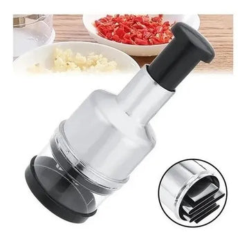 Prensadora Picadora Manual Cortadora Frutas Verduras Cocina