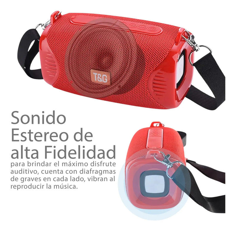 Parlante Altavoz Bluetooth Tws Sonido De Alta Fidelidad Negro