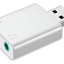 Tarjeta De Sonido Usb 7.1 Deluxe Externa Usb Adaptador Color