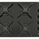 Combo Funcional Estufa De Empotrar 60x43 + Campana+ Horno Gn Color Negro