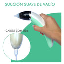 Aspirador Nasal Bebé Recargable Con 5 Niveles Succión Color Verde Claro