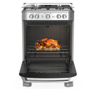 Estufa De Piso A Gas 60 Cm Inox Mabe Emc6050nfx1