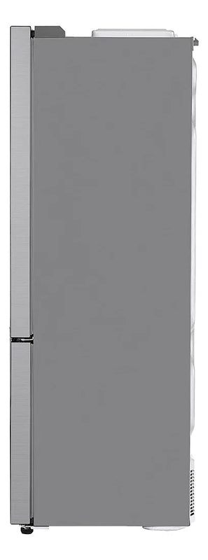Nevera Lg Bottom Freezer 461lt Tecnología Naturefresh Plata Plateado