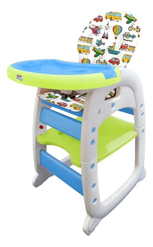 Silla Comedor Para Niños Verde