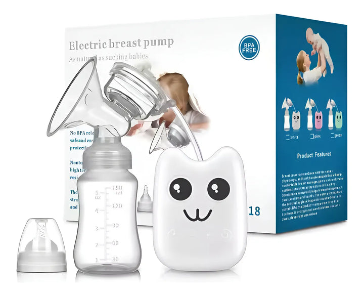 Extractor Leche Materna Electrico Libre Bpa + Tetero Mimaito