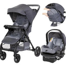Sistema De Viaje Passport Cargo De Bambú Gris Con Moisés