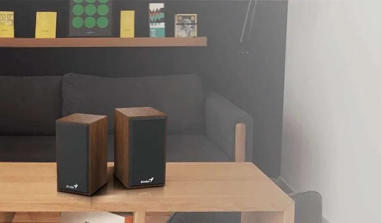 Parlantes Genius SP-HF180 Madera Genius