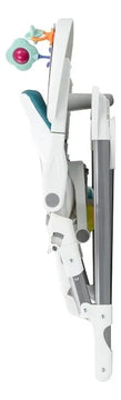 Silla Comedor Bebé Portátil 2 En 1 Con Juguetes Color Gris Elefante