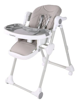Carestino Petra SL007-GC silla de comer con bandeja extraíble color gris