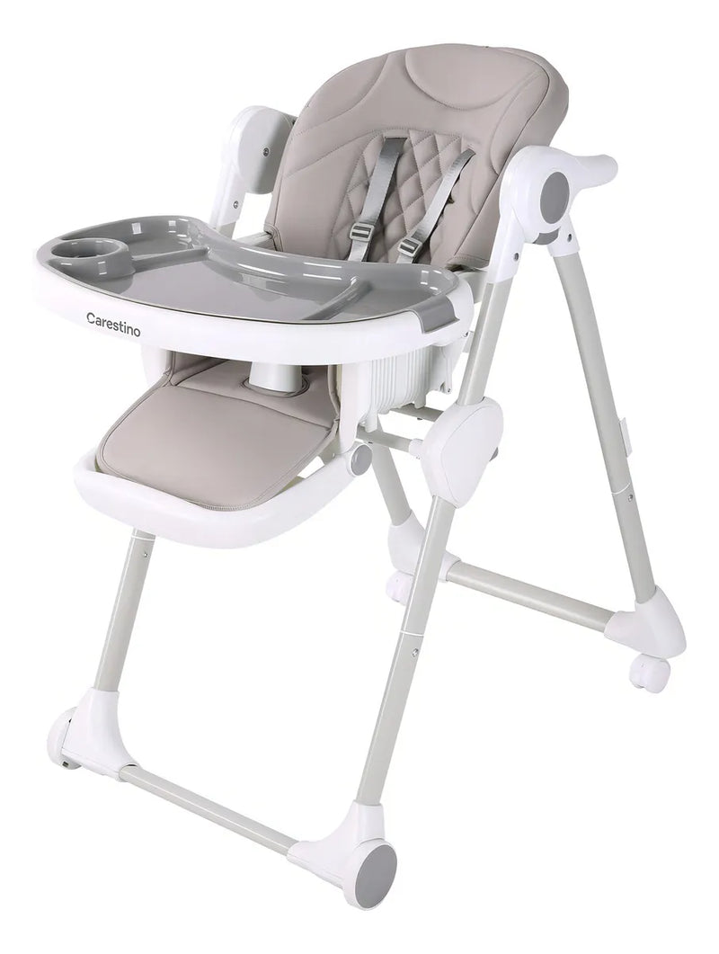 Carestino Petra SL007-GC silla de comer con bandeja extraíble color gris