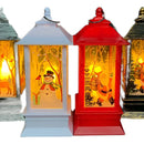 Farolito Navideño Luz Led Decoración Navidad Papa Noel Farol