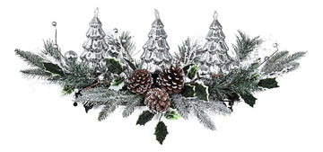 Centro De Mesa Navideño Ultra Elegante Con Luces Led