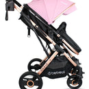 Coche Bebé Moises Travel System Gold Lx Bebesit Color Rosa claro