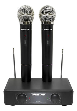 Microfono Inalambrico Vhf Doble De Mano Takstar Ts2200