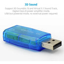 Tarjeta Sonido Externa 5.1 Virtual Pc O Portatil