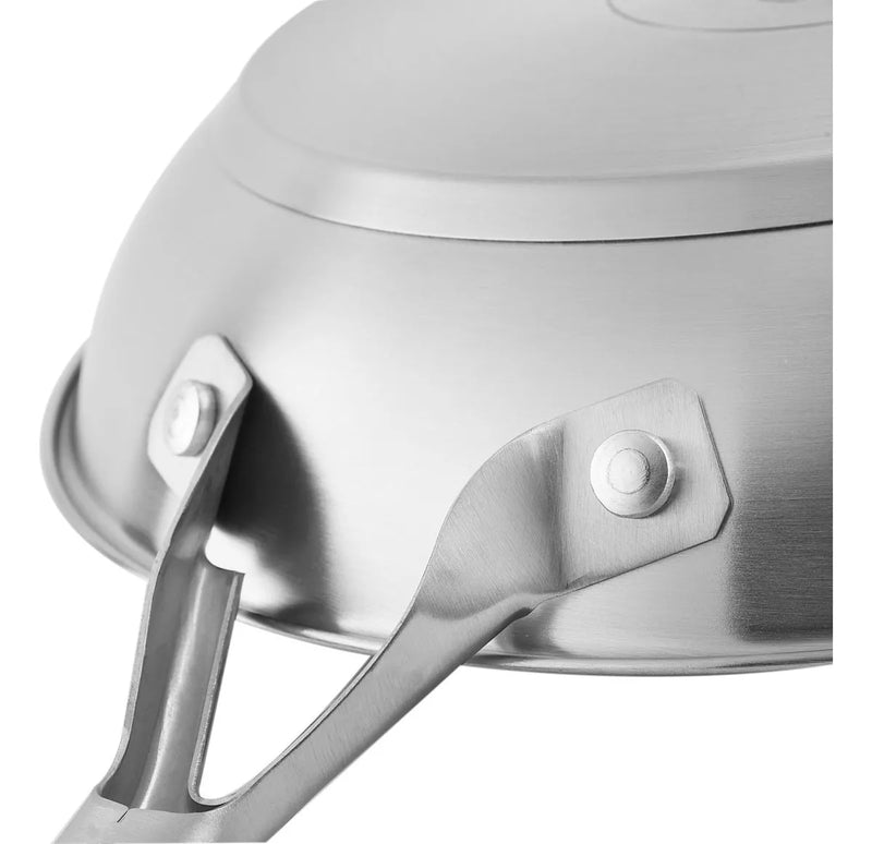 Sarten 25cm Acero Inoxidable Sin Tapa Just Home Collection