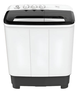 Lavadora Doble Tina 7kg-5kg Centrifugado Blanca Midea Blanco