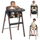 Silla Alta Ajustable Y Plegable Para Bebés Con Bandeja Remov