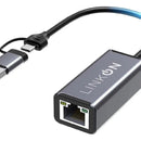 Adaptador 2en1 Usb A Y C A Rj45 Lan Ethernet 10/100/1000mbps