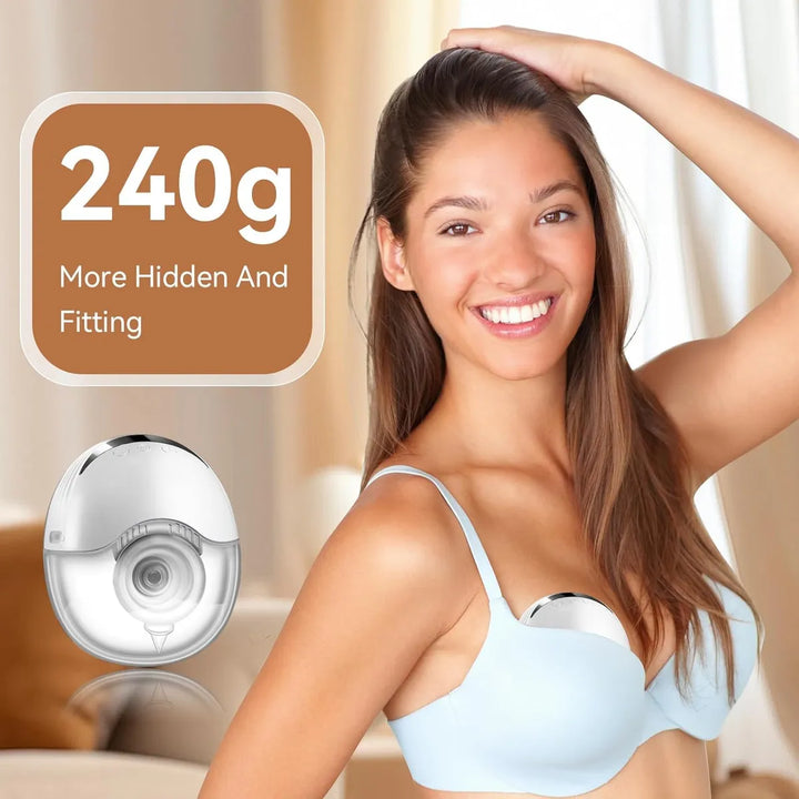 Extractor De Leche Manos Libres Portatil My-375 Succion Fu