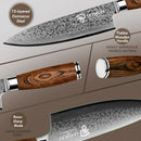Cuchillo Chef Damasco 8 Profesional Acero Inoxidable Pakka
