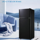 Refrigerador Compacto Retro 3.5 Pies Cúbicos Doble Puerta
