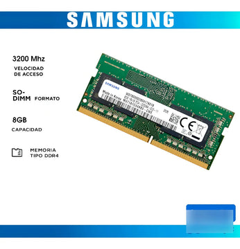 Memoria RAM color verde 8GB 1x8GB Samsung M471A1K43DB1-CWE