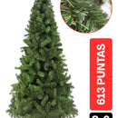 Arbol De Navidad Atlantic 2.00m 613 Puntas Gio Home Pino Navideño Look Natural Base Metalica Artificial Para Decoracion Con Bolas Adornos Extension Cintas Bombillos Botas Campanas Luces Estrella Noel