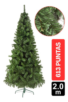 Arbol De Navidad Atlantic 2.00m 613 Puntas Gio Home Pino Navideño Look Natural Base Metalica Artificial Para Decoracion Con Bolas Adornos Extension Cintas Bombillos Botas Campanas Luces Estrella Noel