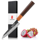 Turwho Cuchillo Utilitario Japones De 5 Pulgadas Forjado A M