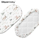 Gllquen Baby Paquete De 2 Sabanas De Moises, Transpirable Y