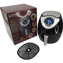 Freidora Sin Aceite Air Fryer Digital Swisshome 12 Litros Negro