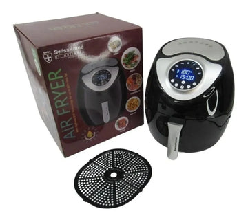 Freidora Sin Aceite Air Fryer Digital Swisshome 12 Litros Negro