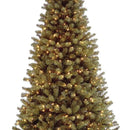 Árbol De Navidad Artificial 6.5' Preiluminado Y Realista