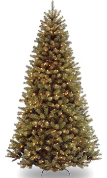 Árbol De Navidad Artificial 6.5' Preiluminado Y Realista