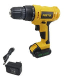 Taladro Inalámbrico Destornillador 12v Mandril 3/8 Pretul Amarillo 60 Hz