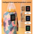 Calentador De Biberon Portátil Usb Para Vehículo/coche Rosa Rosa Pálido