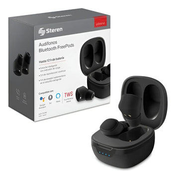 Audífonos Bluetooth Freepods True Wirless - Steren 7550ne